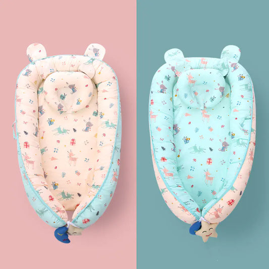 Anti-Shock and Anti-Pressure Baby Sleeping Crib